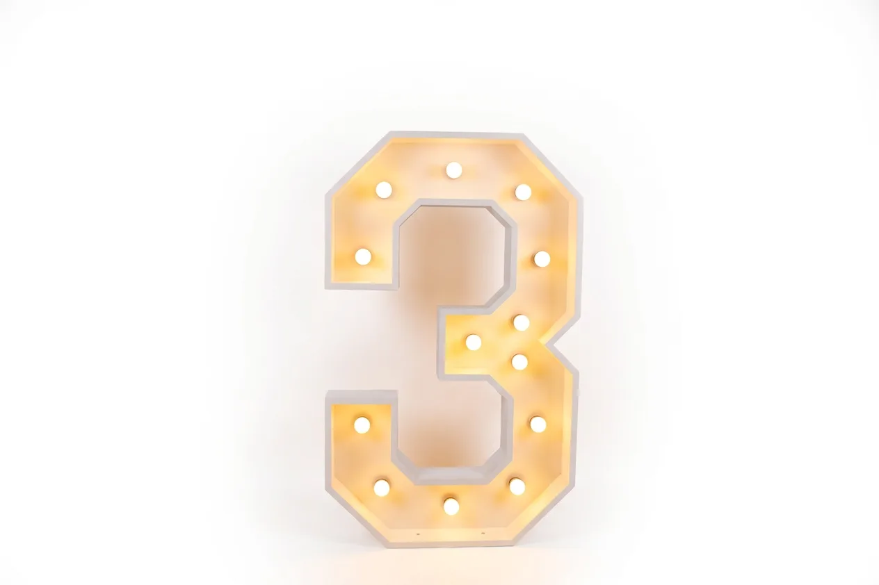 Lichtletter 3