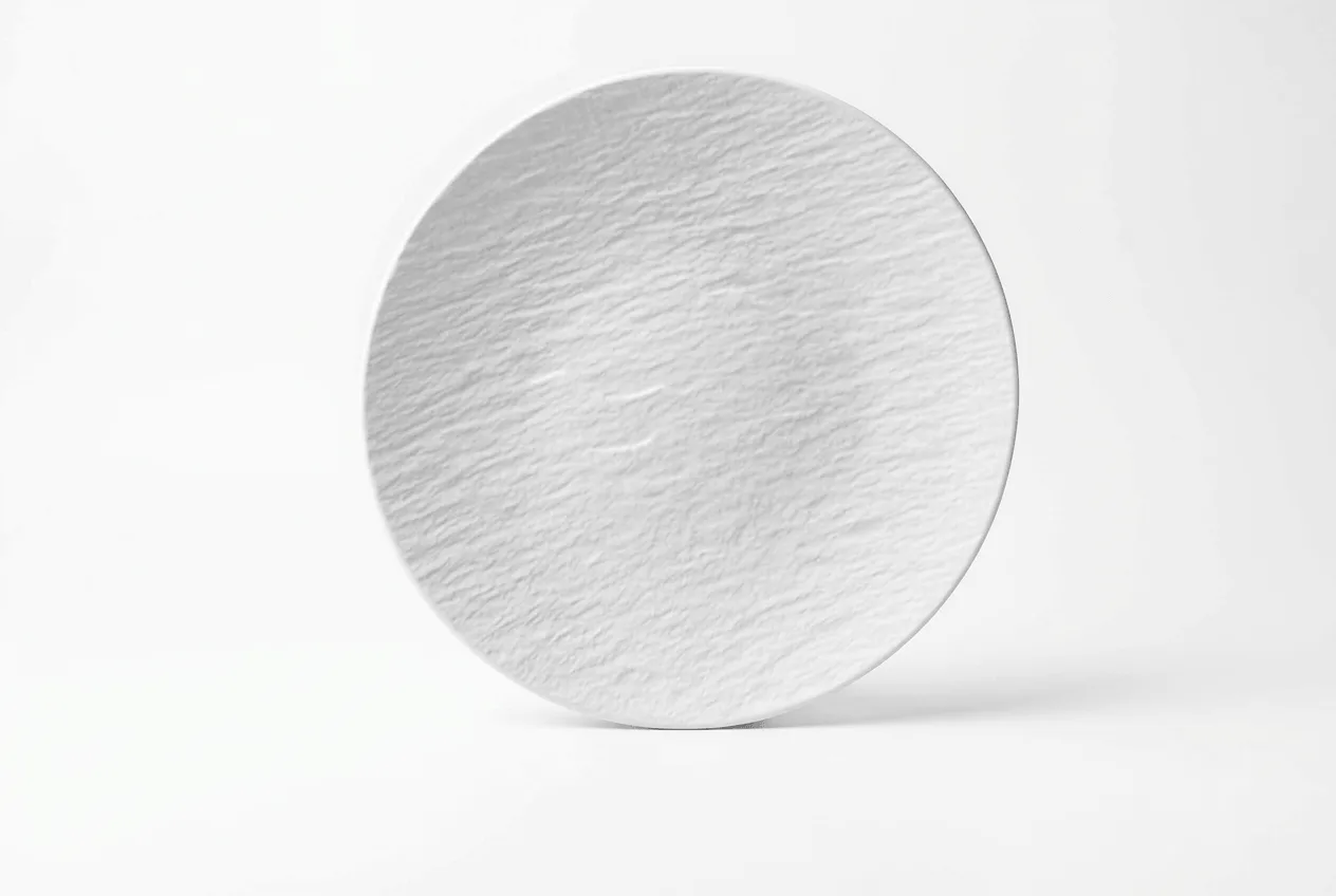 Bord  Texture wit klein 21cm