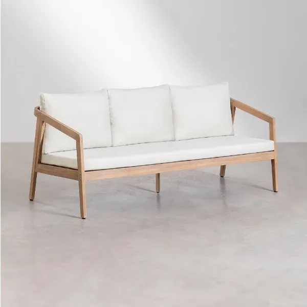 Loungebank Hout beige