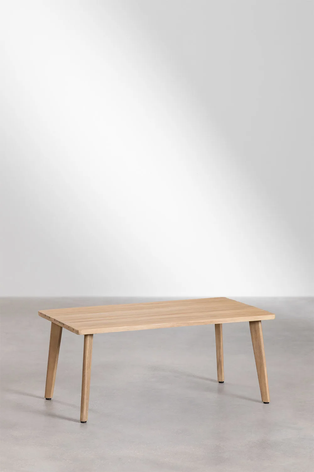 Loungetafel hout beige