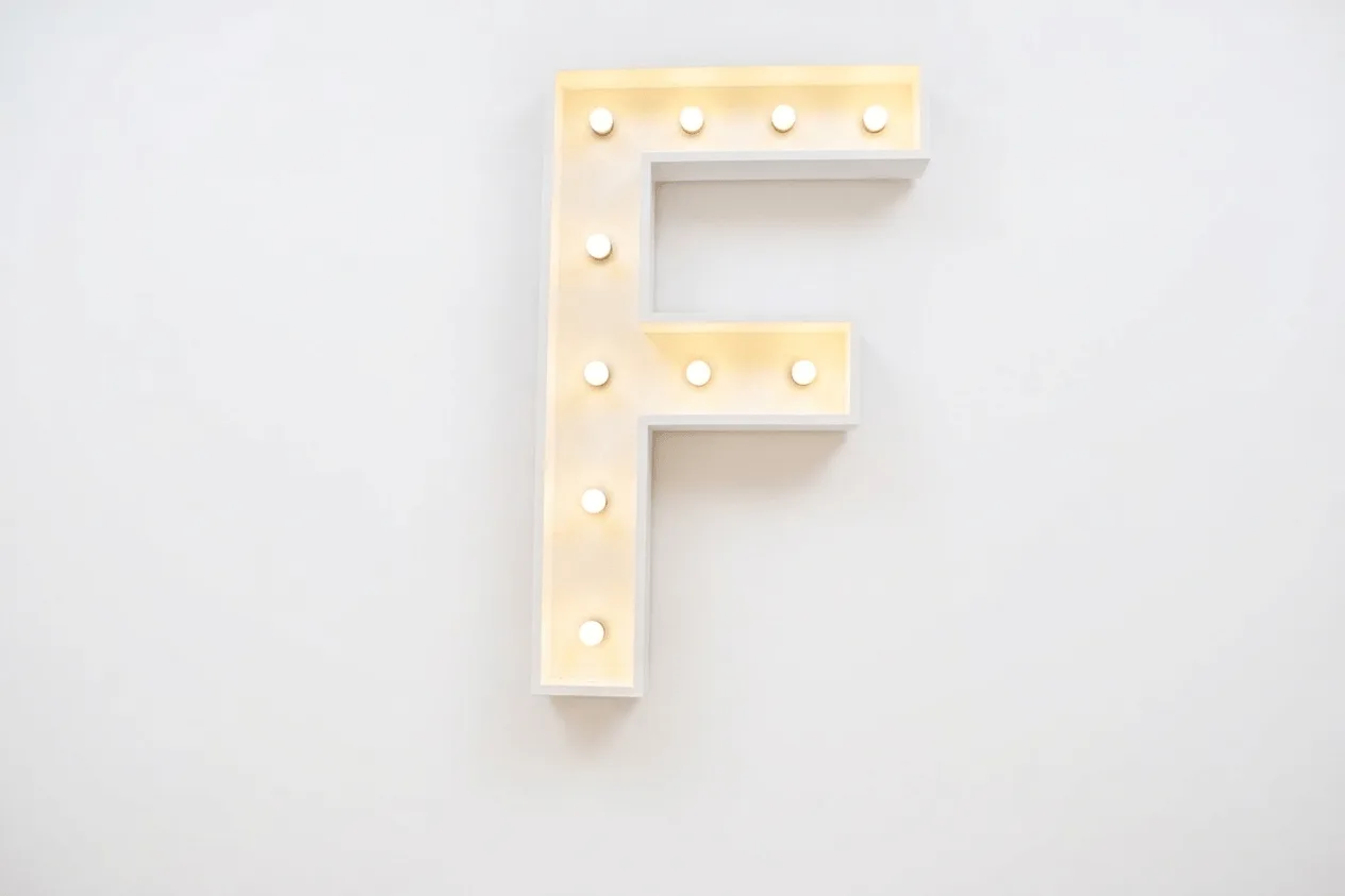 Lichtletter F